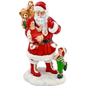 Pipka RAGGEDY ANN & ANDY SANTA #1944 of Limited Edition Design‎ #10099 9"